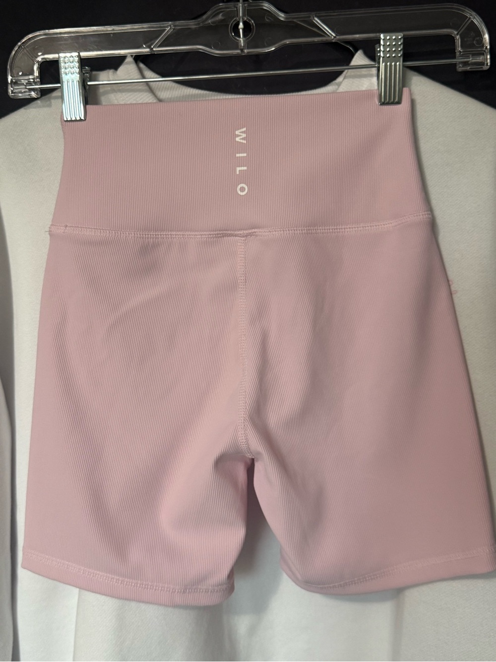 NWT WILO The Label Pink Bike Shorts & White Sweatshirt SET - Picture 10 of 11